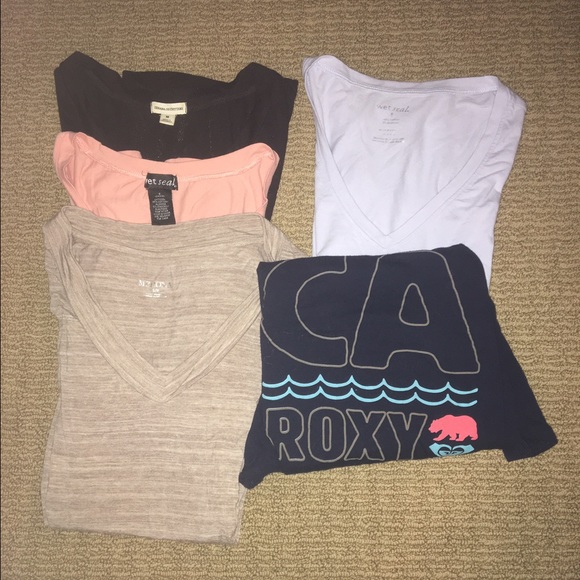 5 PLAIN V NECK BUNDLE!