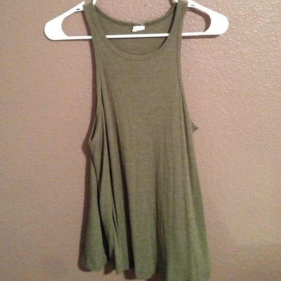Army Green tank top