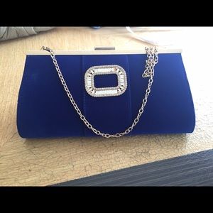 Elegant beautiful blue clutch!