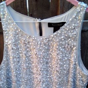 WHBM sequence dress size 8. Pre-owned excellent