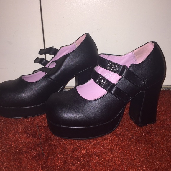 Demonia Mary Janes Size 6