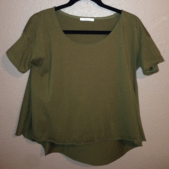 Army green shirt