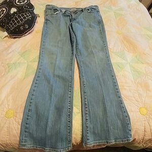 Old Navy Sweet Heart Stretch Boot cut Size 14 GUC