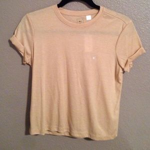 Peach crop top