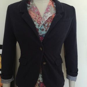 H&M Navy jersey blazer - sz .8