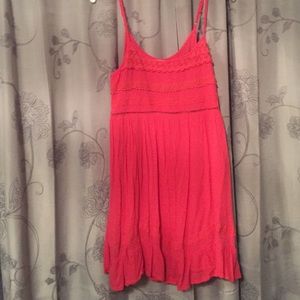 Hot pink dress