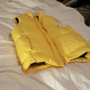 GAP Yellow Puffer Vest