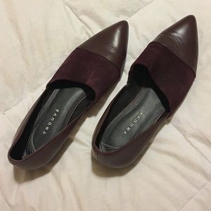 Trouve Maroon Pointed Flats