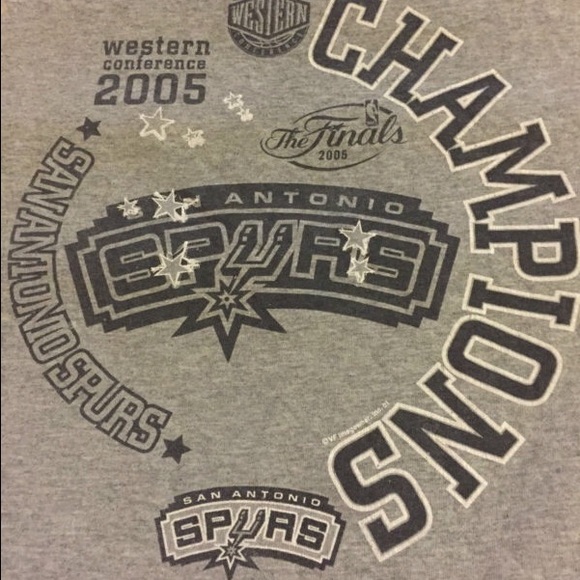 San Antonio Spurs WesternConference Champs 2005 XL - Picture 2 of 2