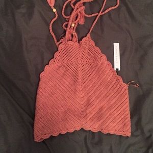 Crochet halter top