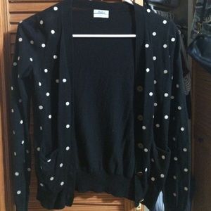 Polka dot cardigan