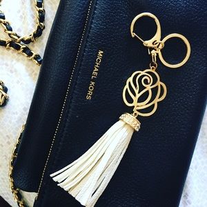 Chanel flower style Keychain