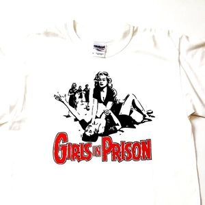 Vintage girls in prison T-shirt
