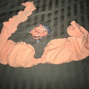 Coral Victoria secret swim suit top