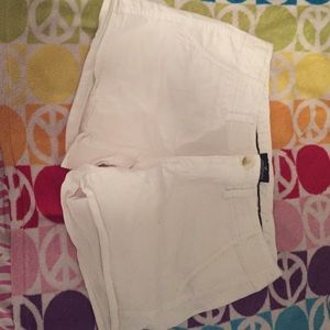 aeo white shorts