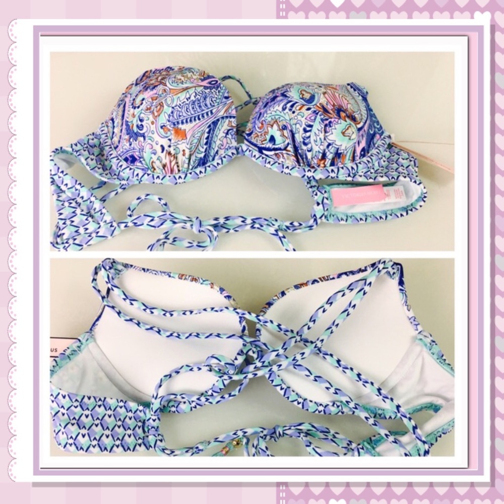 🦋SALE🆕VS 'Gorgeous Push Up Halter", 34D, LTD.ED. - Picture 6 of 6
