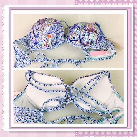 🦋SALE🆕VS 'Gorgeous Push Up Halter", 34D, LTD.ED. - Picture 6 of 6