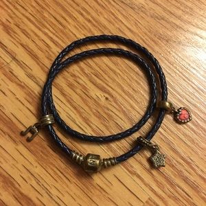 Pandora Leather Charm Bracelet