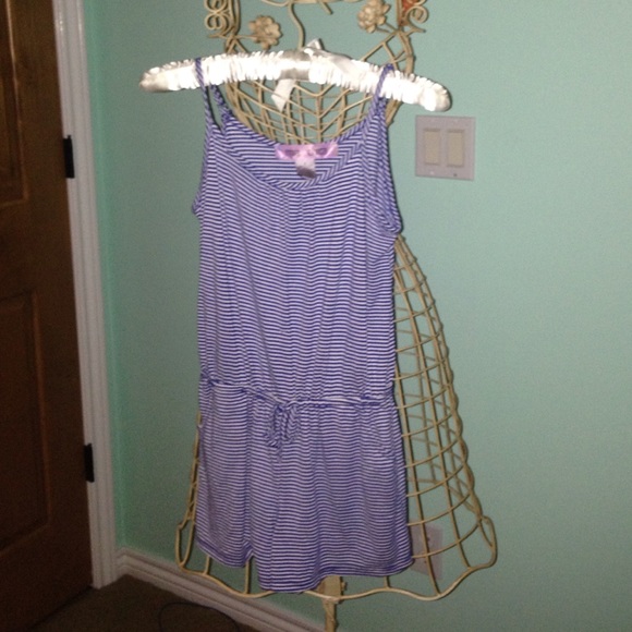 Blue and white romper!