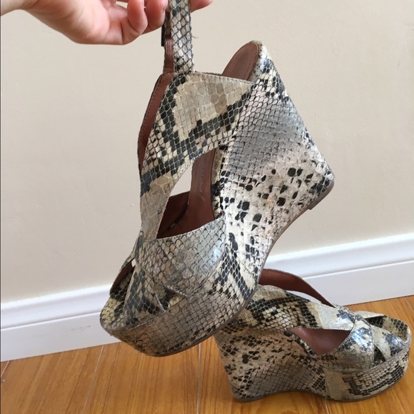 Jeffrey Campbell Wedges (Faux Snakeskin)