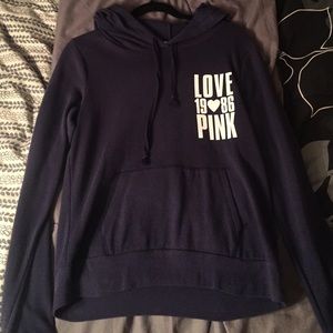 Navy Blue 'Pink' sweatshirt