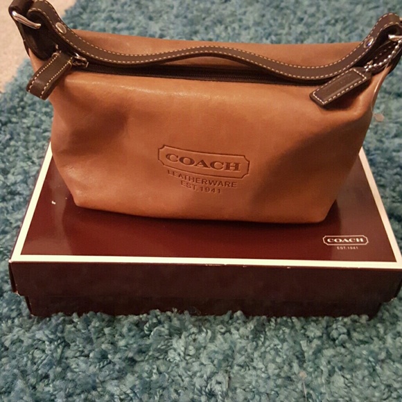 Vintage Leather Coach Bag