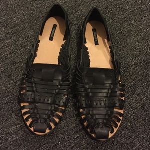 Forever 21 faux leather flats