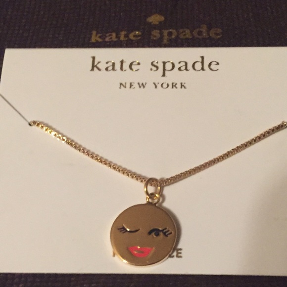 BNWT Kate Spade wink necklace