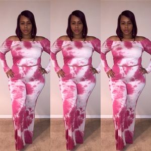 SOLD 👏🏽 Tie Dye Crop Set‼️💣