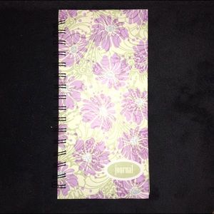 Green And Purple Floral Journal