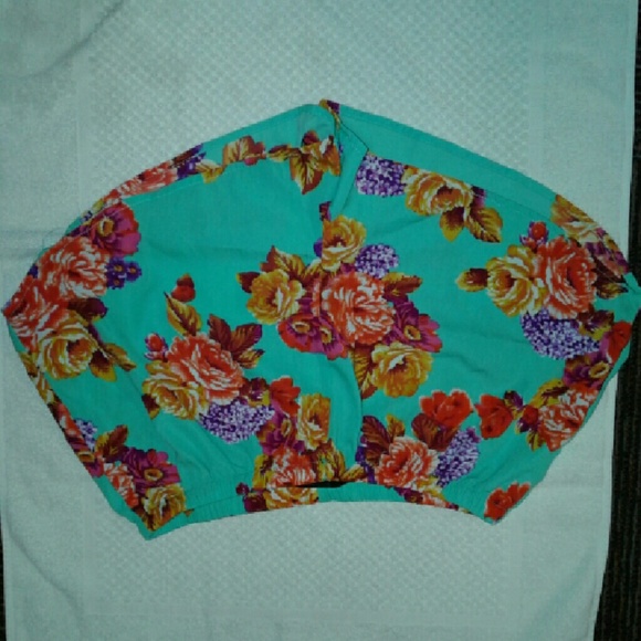 Floral print shorts