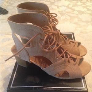 Shoes, worn only once.