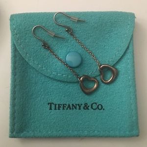 Tiffany & Co Dangle Heart Earrings