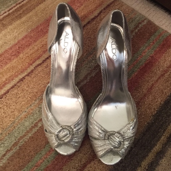Silver shoes