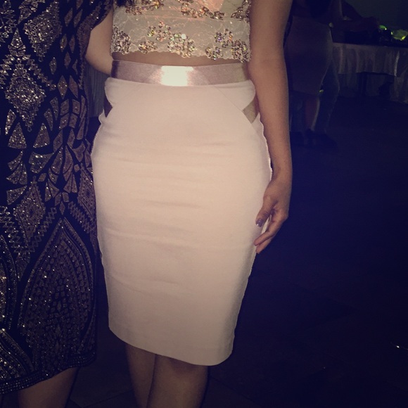 Detailed Ponte Pencil Skirt