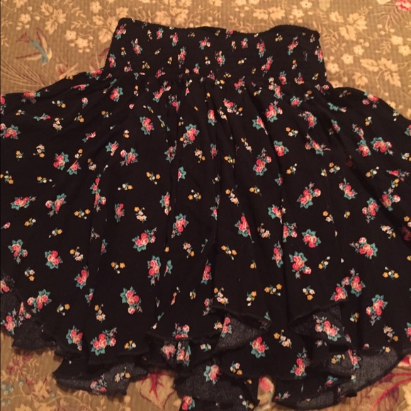 Black floral skirt.   Make an offer