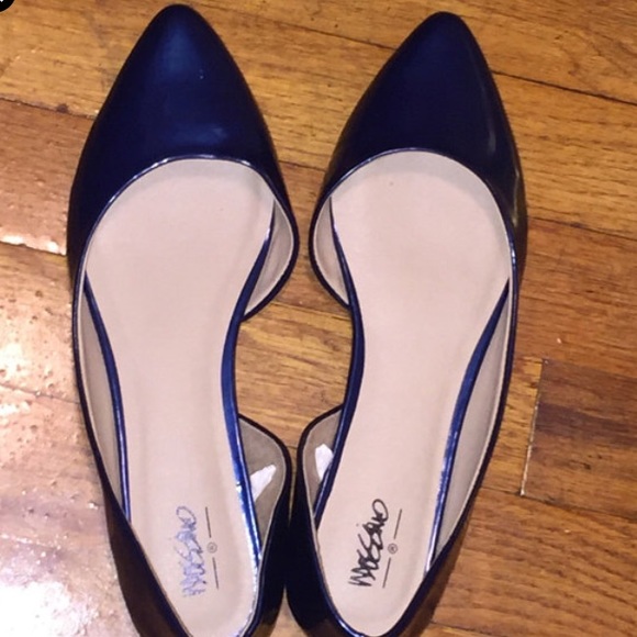 Mettallic Blue Mossimo Flats