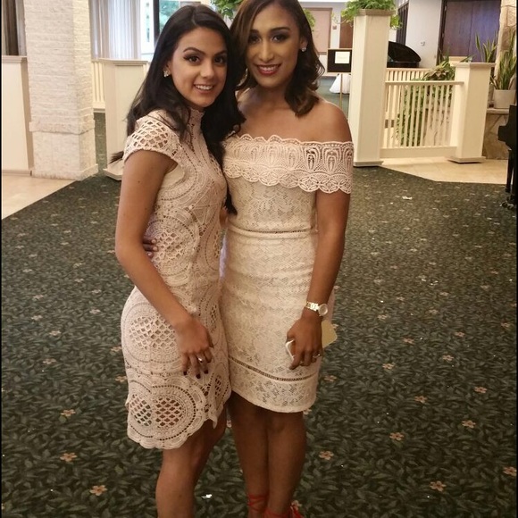 Off the shoulder dress