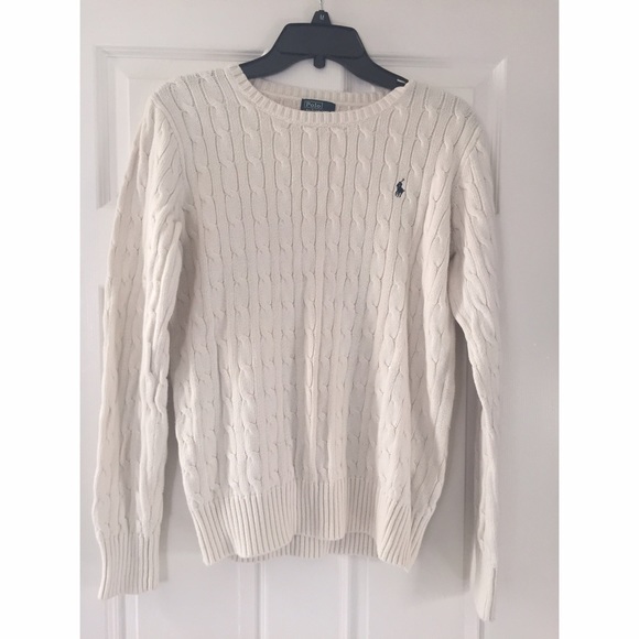 Polo Ralph Lauren Crew Neck Cable Jumper Large
