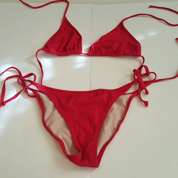 Red bikini