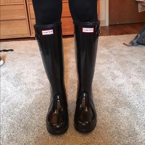 Hunter Rain Boots (black)