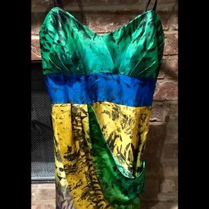 Rue 21 Spaghetti Strap Swoop Cocktail Dress