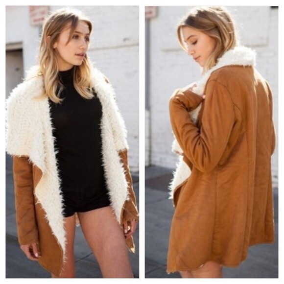 Rare Brandy Melville fur coat