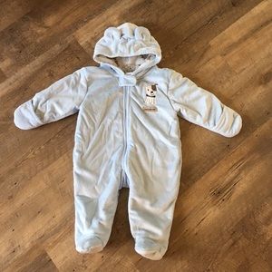 SOLD 3-6 Months Boy Warm Bear Onsie