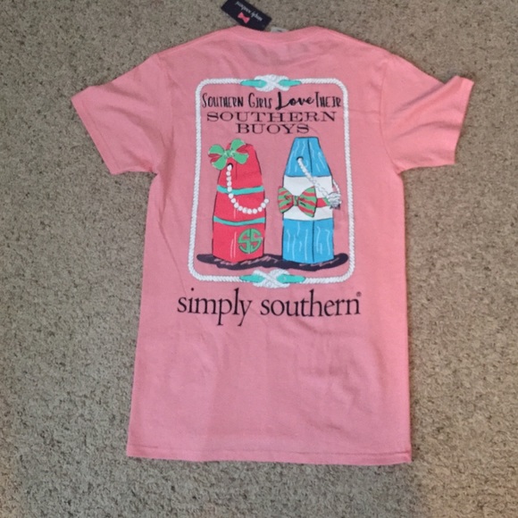 Simply Southern Tops - Pink Simply Southern tee