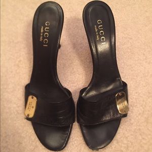 Gucci Black Sandals