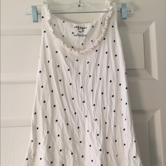 Flirty and Fun Polka Dot tank, Old Navy sz M
