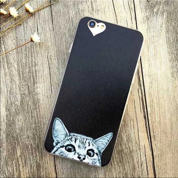 LAST ONE!! Adorable Cat Iphone 6/6s case.