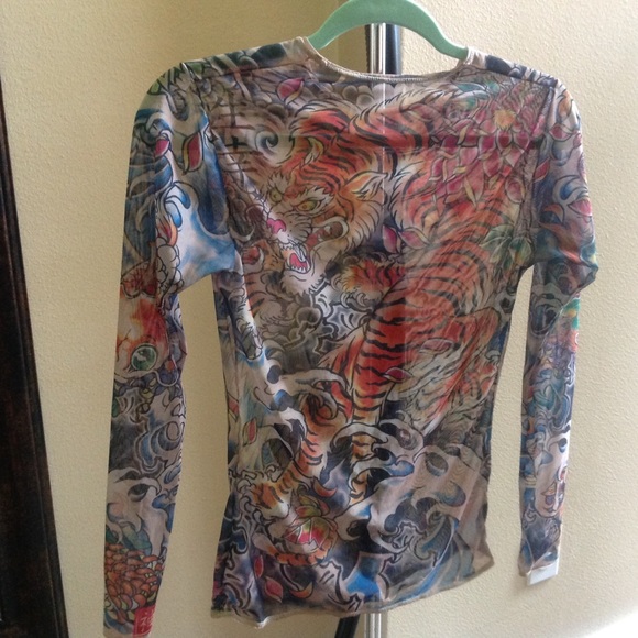 tattoo sleeve shirt for ladies