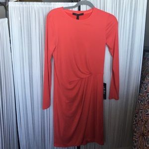 BCBG / Coral high necked dress